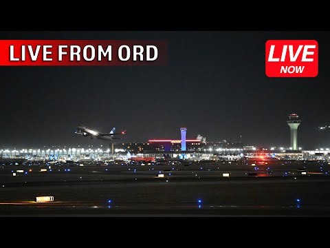 LATE NIGHT LIVE 🔴 from Chicago O'Hare