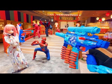 Nerf War | Amusement Park Battle 136 (Nerf First Person Shooter)