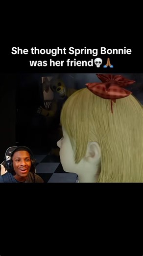 Spring Bonnie was NOT HER FRIEND.💀🙏🏾#camzarooo #fnaf