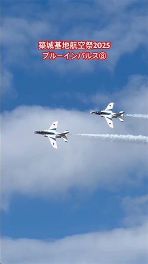 ブルーインパルス⑧ ダブルナイフエッジ 築城基地航空祭2025【ちーさん】