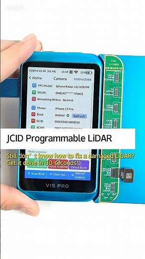 Fix iPhone LiDAR in 30 Seconds! | JCID Programmable LiDAR Tutorial #jcid #v1spro #lidartechnology