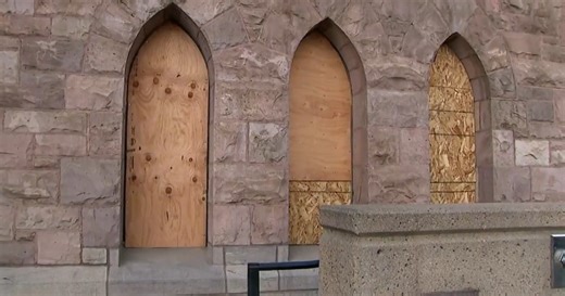 Priceless stained glass windows smashed at Denver's first church