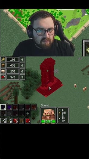 Minecraft REIGN OF THE NETHER: INSANE RTS Mod! #shorts
