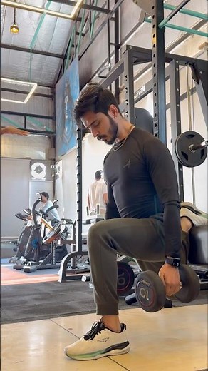 Bulgarian Split Squat = Beast Mode 🐐#bulgarianlunges #fitness #motivation #legday