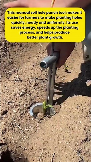 This simple tool makes digging holes in the ground super fast! ‼️