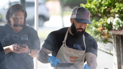 Burger Buff and Burger 25 team up for this perfectly cheesy and salty treat