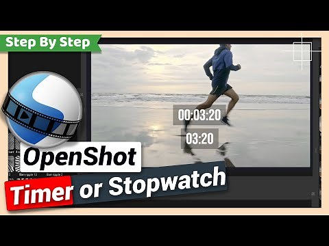 How to add Timer or Stopwatch or Timestamp on Video | OpenShot Tutorial
