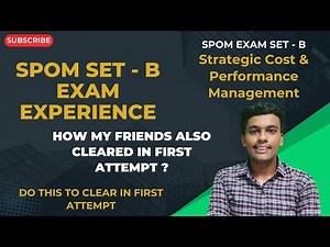 SET B Costing (SPOM) || Exam Experience || Important questions asked in exam