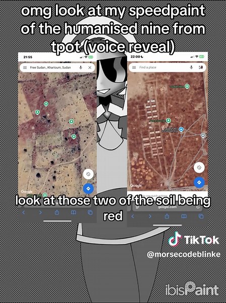 Speedpaint of Humanised Nine: Raise Awareness for Sudan