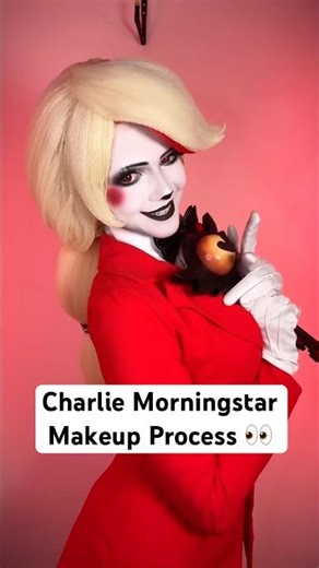 Charlie Morningstar Makeup Process - Hazbin Hotel Cosplay #charliemorningstar #hazbinhotel #cosplay