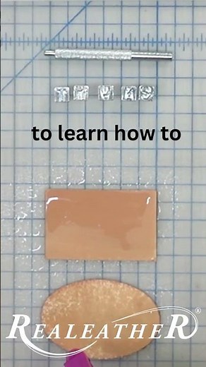 Leather Stamping Basics | Straight Line Stamping & Coloring with Realeather Dye Pens
