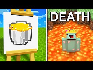 Minecraft But, You Draw How You DIE