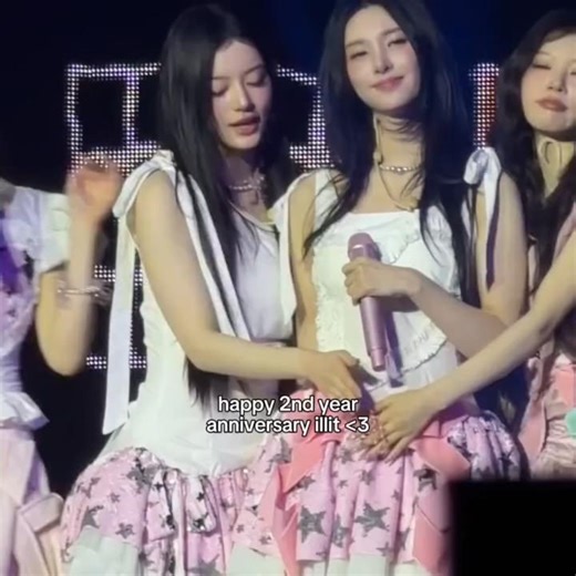 Happy 2nd anniversary illit 💕✨ #viral #kpop #illit #shorts #yunah #minju #moka #wonhee #iroha #gllit