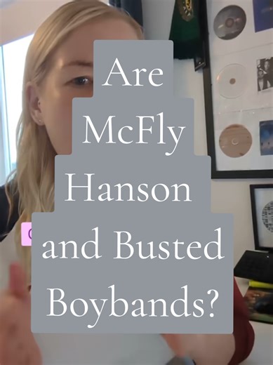 Are Hanson, McFly and Busted boy bands? #hanson #mcfly #busted #boyband #boybands