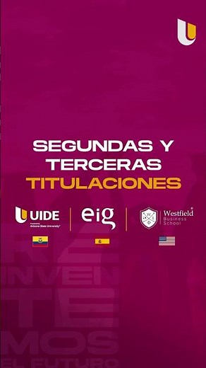 Estudia tu maestría en la UIDE