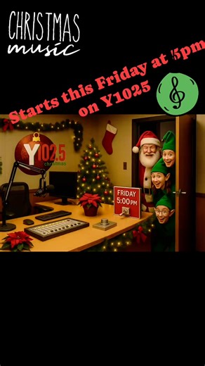 Christmas Music starts Friday @ 5pm #iheartradio #Christmas iHeartRadio | Y102.5