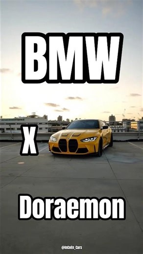 BMW X Doraemon #cars #automobile #bmw 🔥