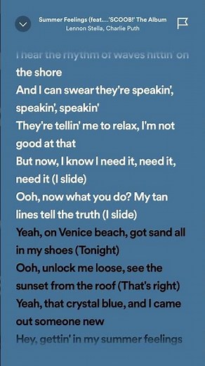 Lennon Stella/Charlie Puth - Summer Feelings #hits #spotifylyrics #trending #tiktok #viralhits