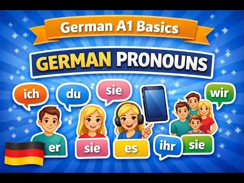German A1 Basics for Beginners | Learn German Pronouns (Pronomen)