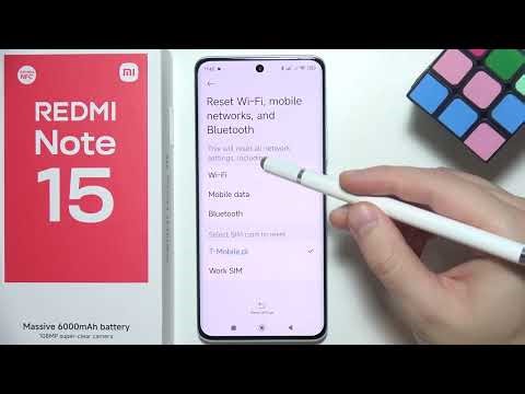 Redmi Note 15: How to Reset WiFi Settings