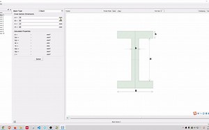 梁结构横截面计算工具BeamSection