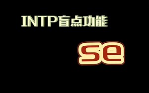 聊聊INTP盲点功能Se（顺道纠正前期的一个错误说法）