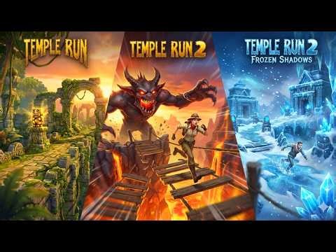 Temple Run Evolution! 🔥 Temple Run → Temple Run 2 → Frozen Shadows Gameplay