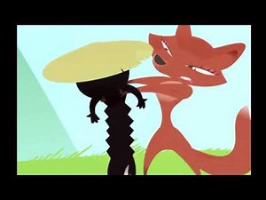 Skunk Fu!: Skunk flattened by Fox and Rabbit