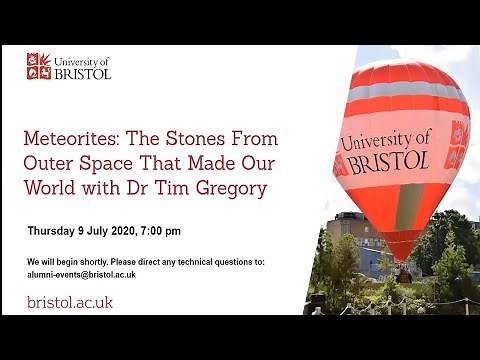 Meteorites: The Stones From Outer Space That Made Our World with Dr Tim Gregory