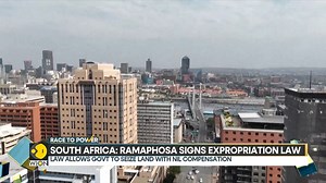 South African President Cyril Ramaphosa signs the expropriation bill into law, allowing the government to acquire land without compensation. The new legislation repeals the apartheid-era Expropriation Act of 1975. Shivan Chanana gets you this report by WION's Johannesburg correspondent Kalden Ogmu | WION