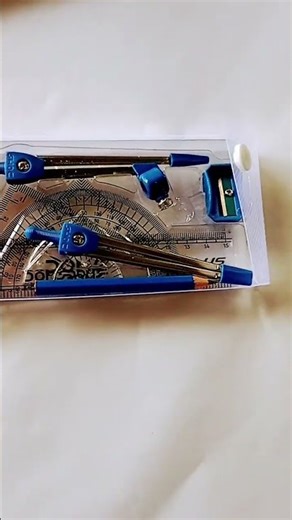 NEW DOMS GEOFINE GEOMETRY BOX 🎁 UNBOXING ☑️ #shortfeed #shortvideo #viralshorts #stationery #crazy