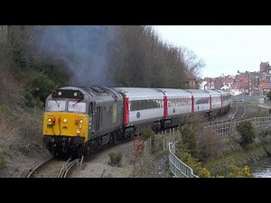 Branch line Society rail tour to Whitby, two years since the visit to Whitby with class 50 Thunderer