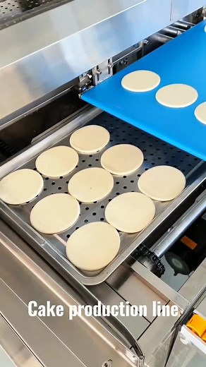 Pancake Making Process in a Factory Setting