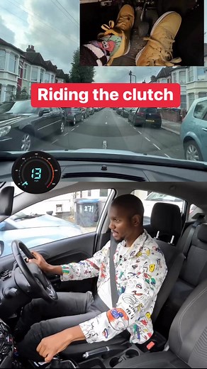 How to stop riding the clutch #manualcar | Driving Test tips