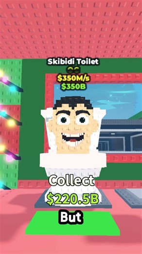 How Much Does The Skibidi Toilet Make? #stealabrainrot #roblox #shorts