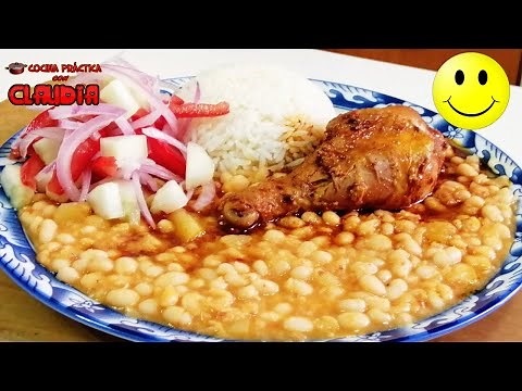 Panamanian Beans with Pot Chicken