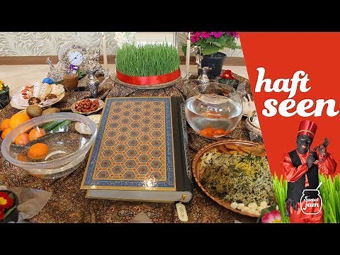 haft seen - Traditional Nowruz - هفت سین ایرانی