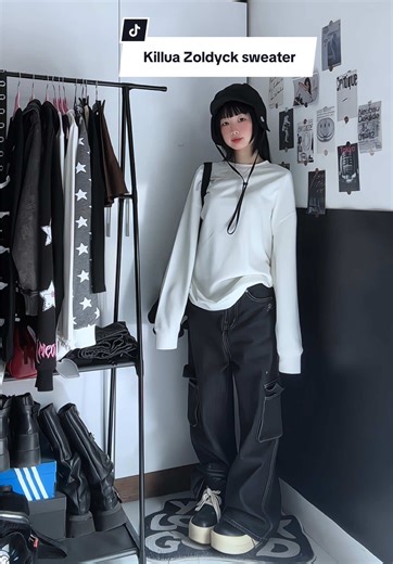 Styling My Killua Zoldyck Sweater