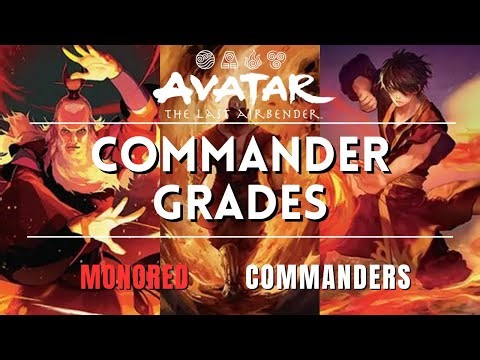 Commander Grades - The Best Monored Commanders from Avatar: The Last Airbender