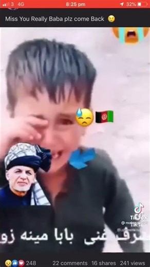 the king 👑of Afghanistan🇦🇫 dr Ashraf Ghani #pubgmobile #lovemusic very sad video the children cry😭😭😭