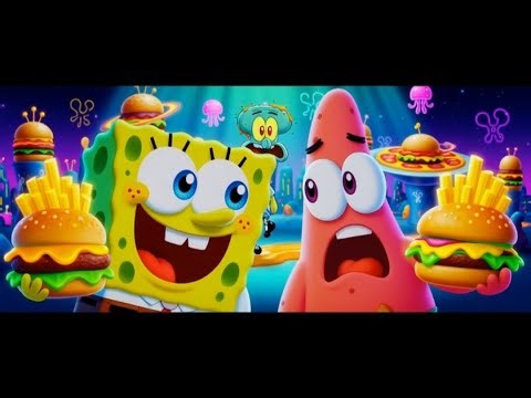 SpongeBob’s Galactic Food Feast! 🍔👽 90 Minutes of Alien Eats & Bikini Bottom Fun