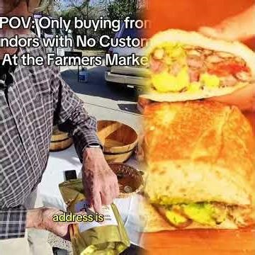 He makes amazing Homemade Granola! Giving back to the community part 117#pov #farmersmarket
