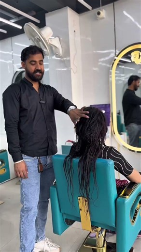 Will this damaged hair ever get fixed 🤯🥲 #p2salon #hairstyle #damagehair #tangles #fungle #fakehair