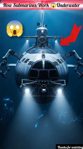 How Submarines Work 😱 | Deep Sea Mystery || #submarine #facts #shorts #viral #oceanmystery