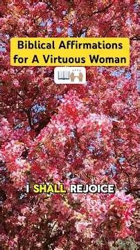Affirmations for A Virtuous Woman #houseofprayer