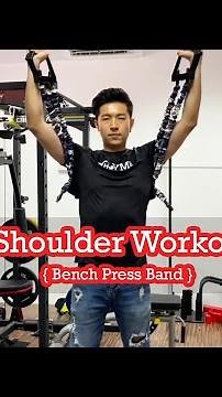 4 Shoulder Exercises with INNSTAR Bench Press Band | Home Gym Resistance Band Workout