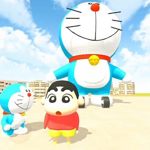 🤣শিনচেন ডরিমনের মতো গাড়ি বানিয়েছে 🥶#funny #gaming #