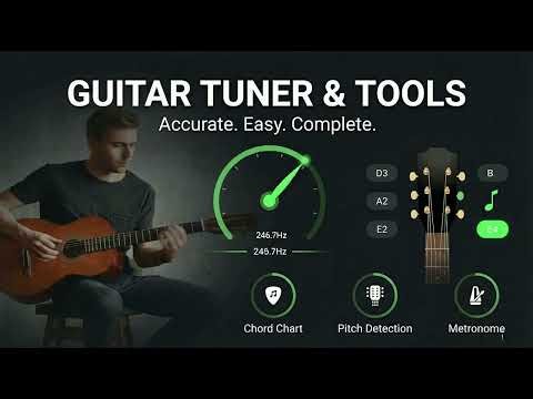 Ultimate Guitar Tuner & Tools | Tune, Practice & Master Chords 🎸