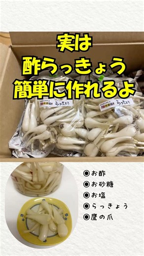 夏バテ 食欲落ちる時季には手作り「酢らっきょう」 #ヘルシー#クエン酸#疲労回復#￼腸内環境 詳しくは点々３つの説明を見てください