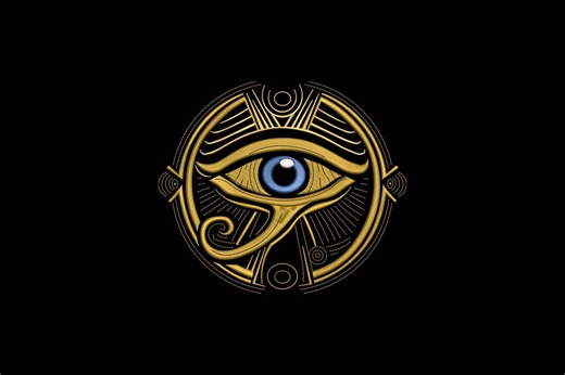 Eye of Horus Machine Embroidery Design - Egyptian Protection Symbol Pattern, Udjat Eye Stitch Design, Instant Download - Etsy